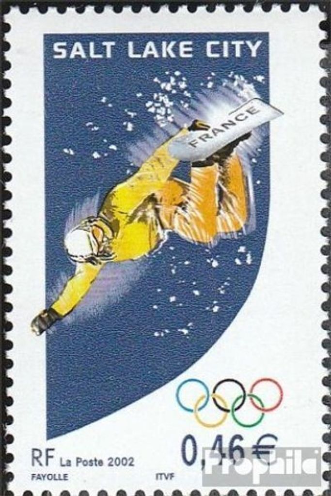 Briefmarken Frankreich 2002 Mi 3597 (kompl.Ausg.) postfrisch Olympische Winterspiele