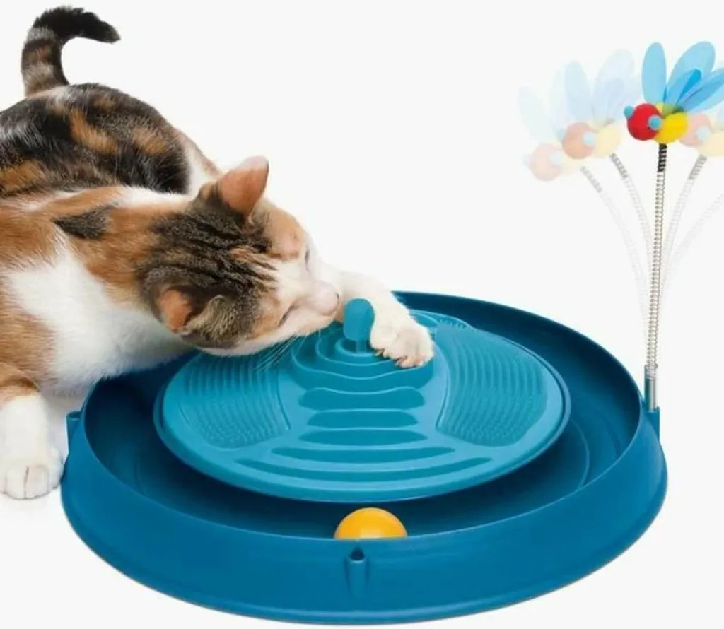 Jouet pour chats Catit Senses 2.0 Circuit de Jeu Interactif Bleu - 3