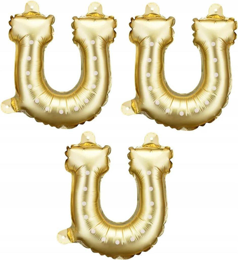 PartyDeco FB278S-019, Spielzeugballon, Folie, Gold, Produktbild 
