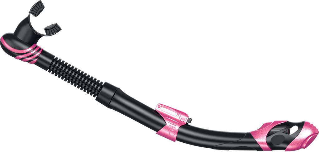 Schnorchel Vortex Dry Silikon Schwarz/Rosa