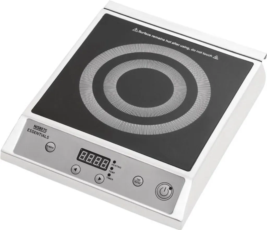 Plaque à induction Nisbets Essentials 2700W noire pour cuisson rapide - 5