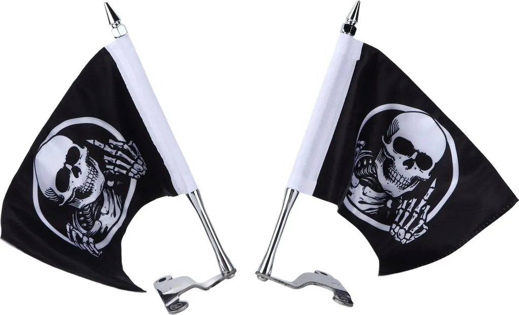 Kit Support de Drapeau avec Crâne pour Gold Wing Tour DCT 2018-2020