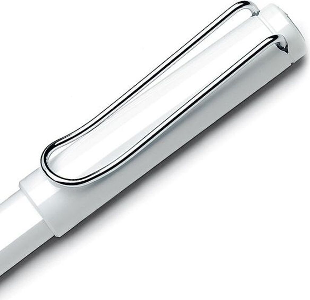 LAMY safari Patronenfüller weiß hochglänzend M (mittel) Produktbild 5