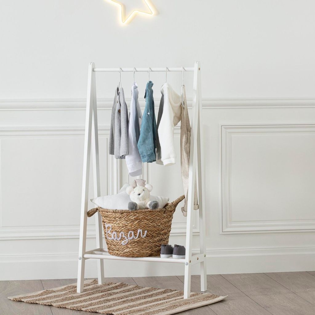 Kleiderständer kind weiß 58x115cm  - Atmosphera créateur Image du produit 