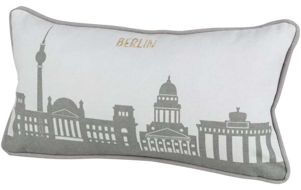 räder Traumkissen Stadtsilhouette Berlin Kissen 33 x 17 cm Produktbild 