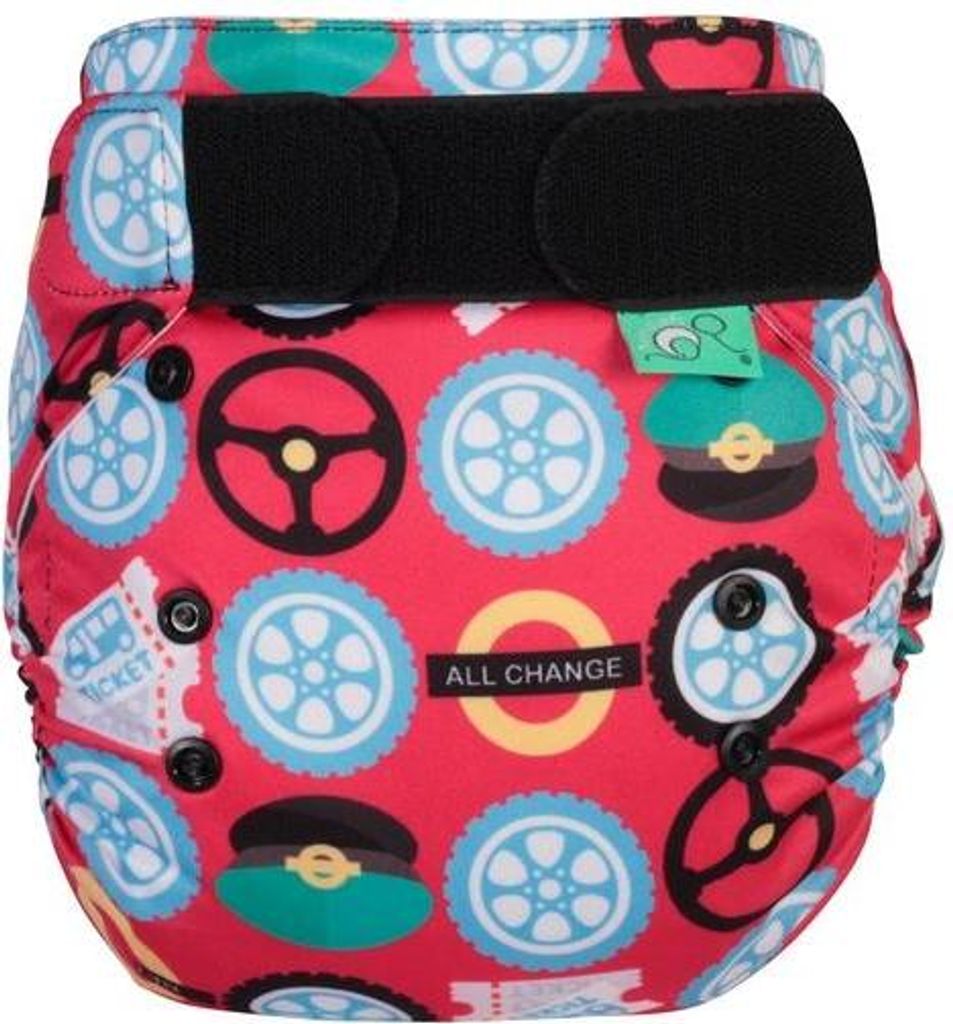 TotsBots EasyFit STAR AIO OneSize (3,5-16kg) Wheels on the bus