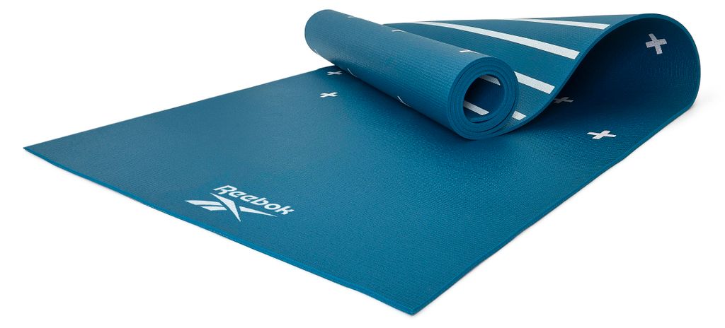 Reebok Yogamatte, 4mm, doppelseitig, grün