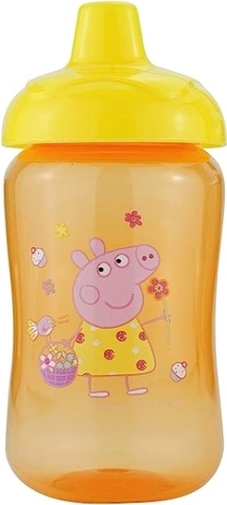 Peppa Pig Babyflasche mit Schnabelaufsatz, 240 ml, für Produktbild 