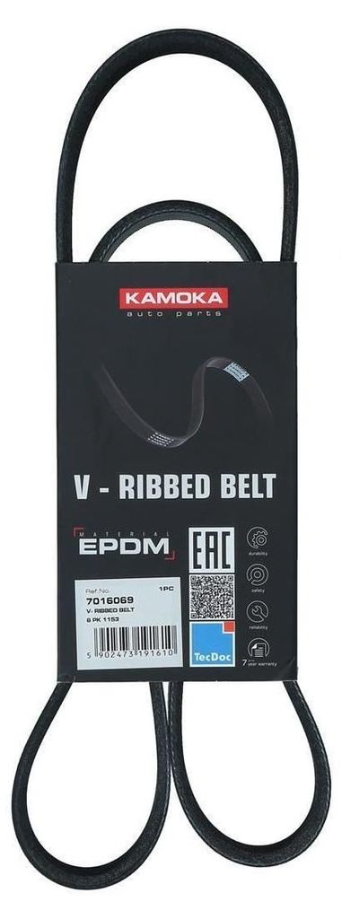 KAMOKA Keilrippenriemen 1153mm für VW GOLF III (1H1) 7016069