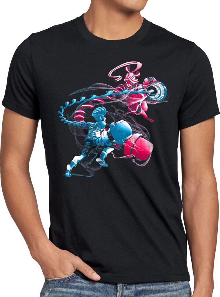 A.N.T. Boxen Herren T-Shirt videospiel ribbon girl arms