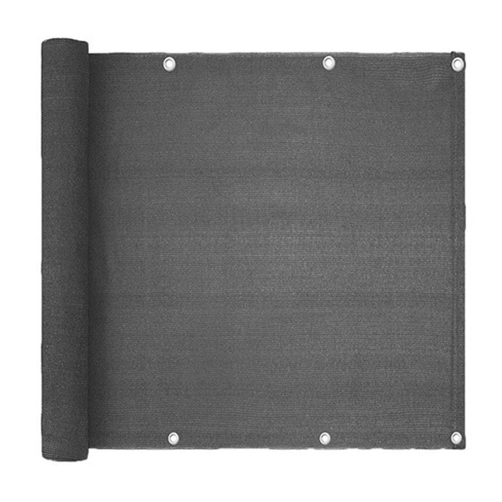 Sonnenschirm Netz tragbares DIY Professional Privatsphäre Bildschirm Zaun Mesh Sunchade Net für den Haushalt-Grau
