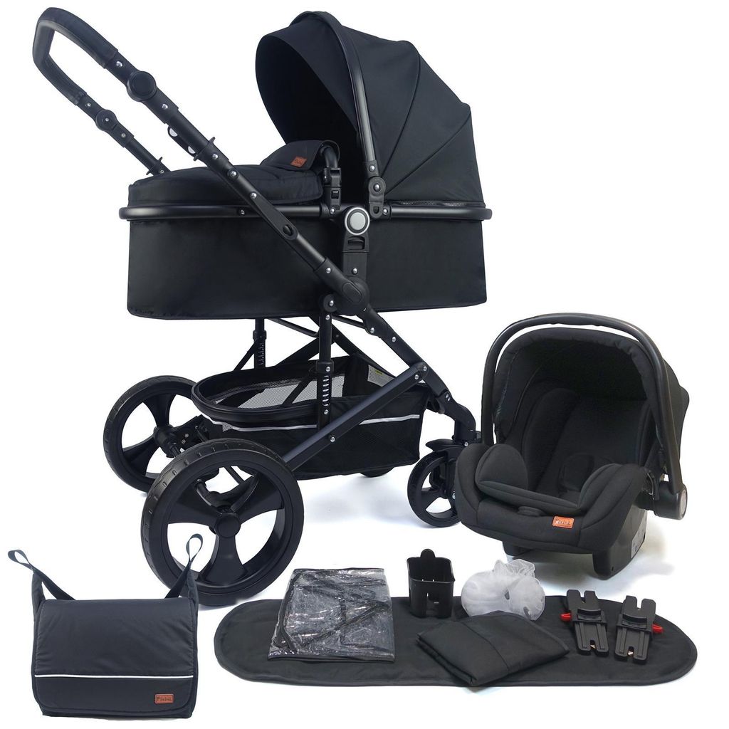 Poussette Pixini Kalani 3 en 1, noir oxford Image du produit 