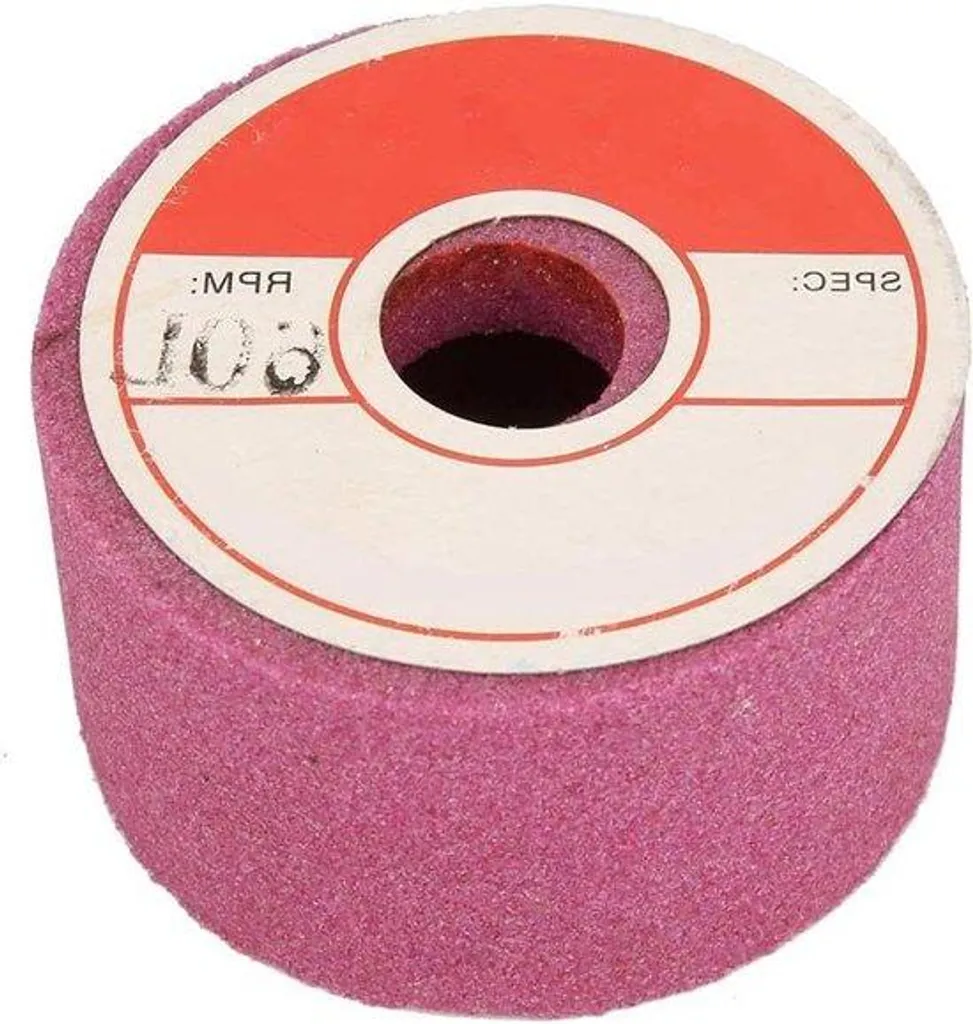 Roue abrasive rouge chromé 75mm en céramique double grain 46/120 durable