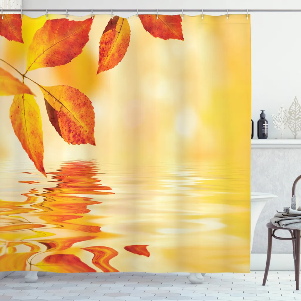 Tenda Doccia NYMB In Poliestere 175x178 Cm Con Stampe Tropicali Surf - Resistente A Muffa E Acqua, Include 12 Ganci - 2