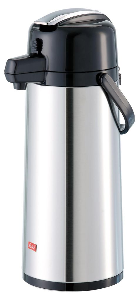 Melitta Isolierkanne 16718 2,2l silber/schwarz Produktbild 