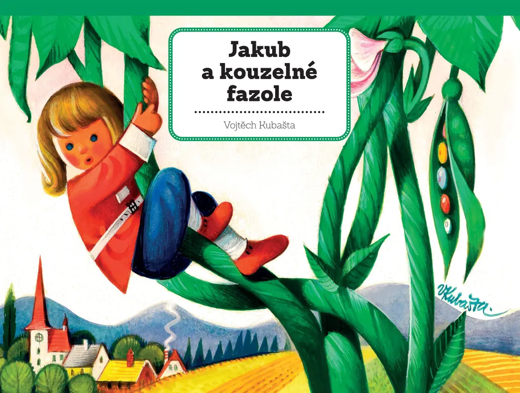 Livre Pop-up Vintage Jakub a kouzelné fazole - Album Illustré Animé Art