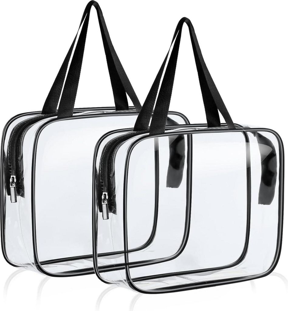 Aucuu Toiletry Bag Transparent 2 pcs Kosmetyczka Zdjęcie produktu 