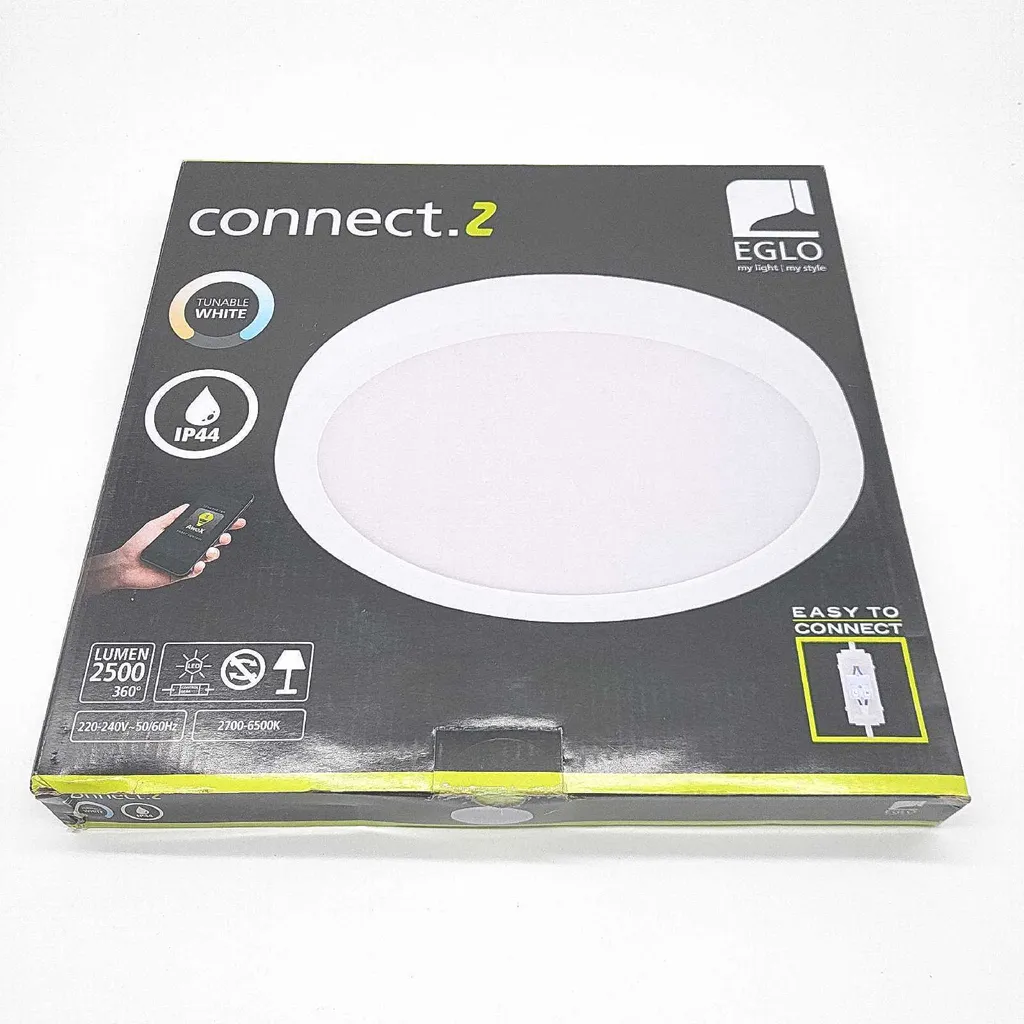 Plafoniera Smart Eglo Connect.Z Fueva-Z 28.5cm Bianca LED