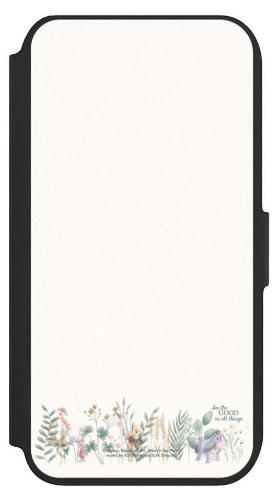 NIVOCASE Klapphülle für Apple iPhone 8 Handyhülle aus Kunst Leder NIVOflip schwarz Disney Winnie Puuh Eukalyptus