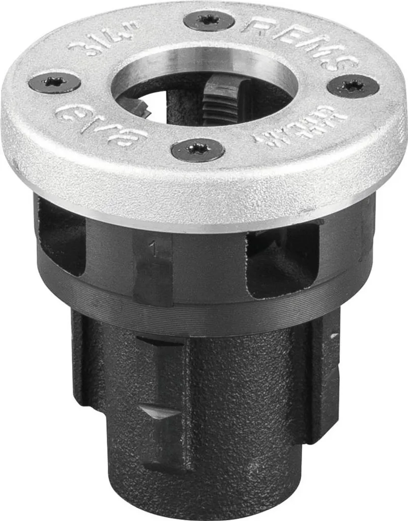 Tête de filetage REMS 521040 pour corriger un raccord qui fuit