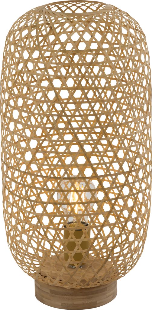 Globo Lighting|Tischleuchte Bambus naturfarben, 1x E27