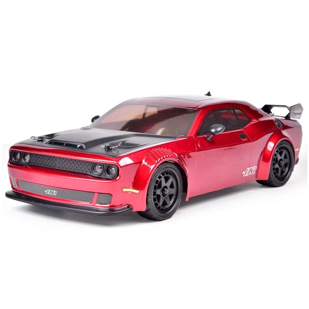 Ferngesteuertes Auto mit Licht für Kinder von 3-12 Jahren, 1:10 Bürstenlosen RC-Auto, Geschenke für Jungen, Rot, HNR H9802 PNTHER