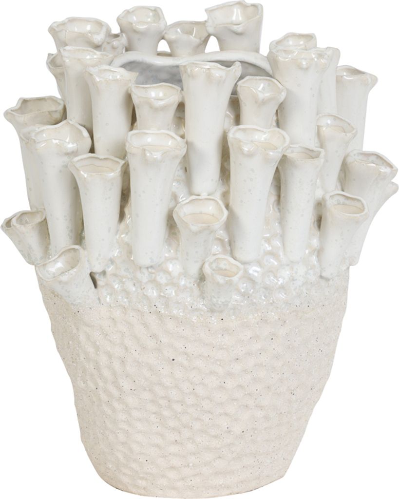 Light & Living - Vase KYRAL - Ø27,5x27,5cm - Weiß