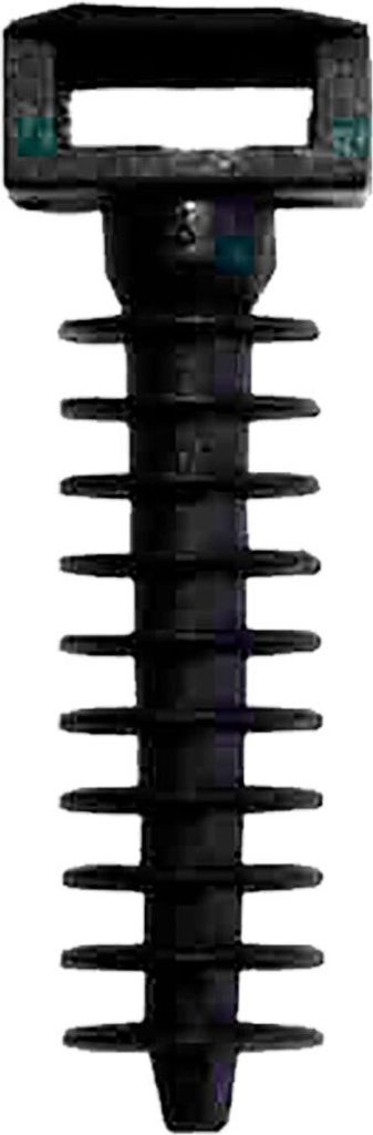 Edm N8 Flanschdruckstopfen 25 Einheiten Schwarz Schwarz One Size