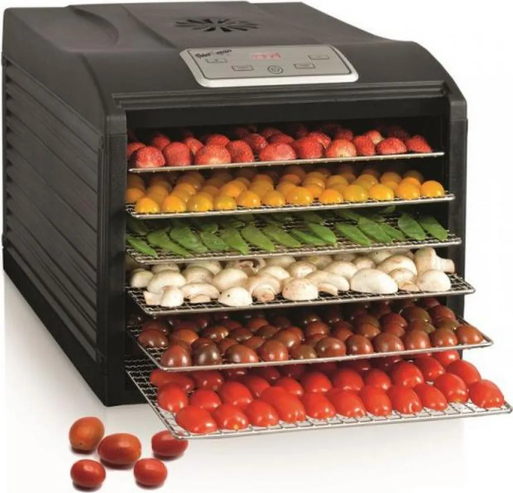 Déshydrateur pour collations saines et conservation des fruits du jardin