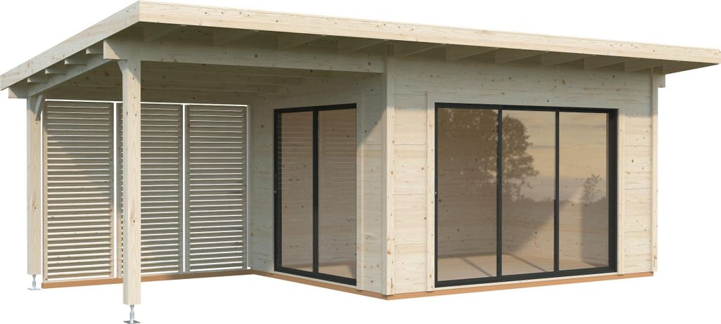 Palmako Premium Gartenhaus Grace 11,2+8,2  m² Slide Plus - Produktbild 