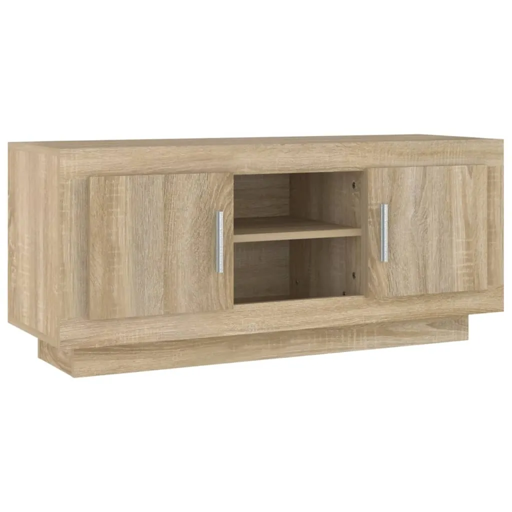 Mobile Porta TV 102x35x45 cm Rovere Sonoma - Arredo Soggiorno Legno