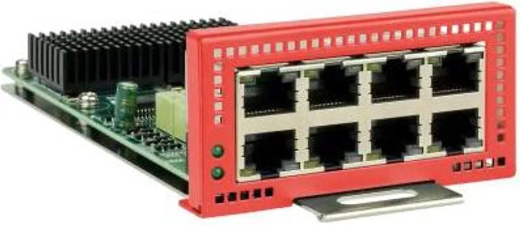 Module Réseau 8 Ports Ethernet GBit RJ45 - Carte Extension Securepoint