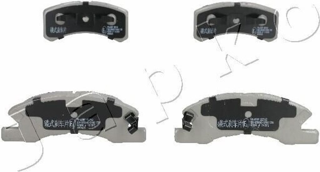 JAPKO Bremsbeläge Satz Vorne Bremsklötze für MITSUBISHI Mirage / Space Star Schrägheck (A0A) 50609