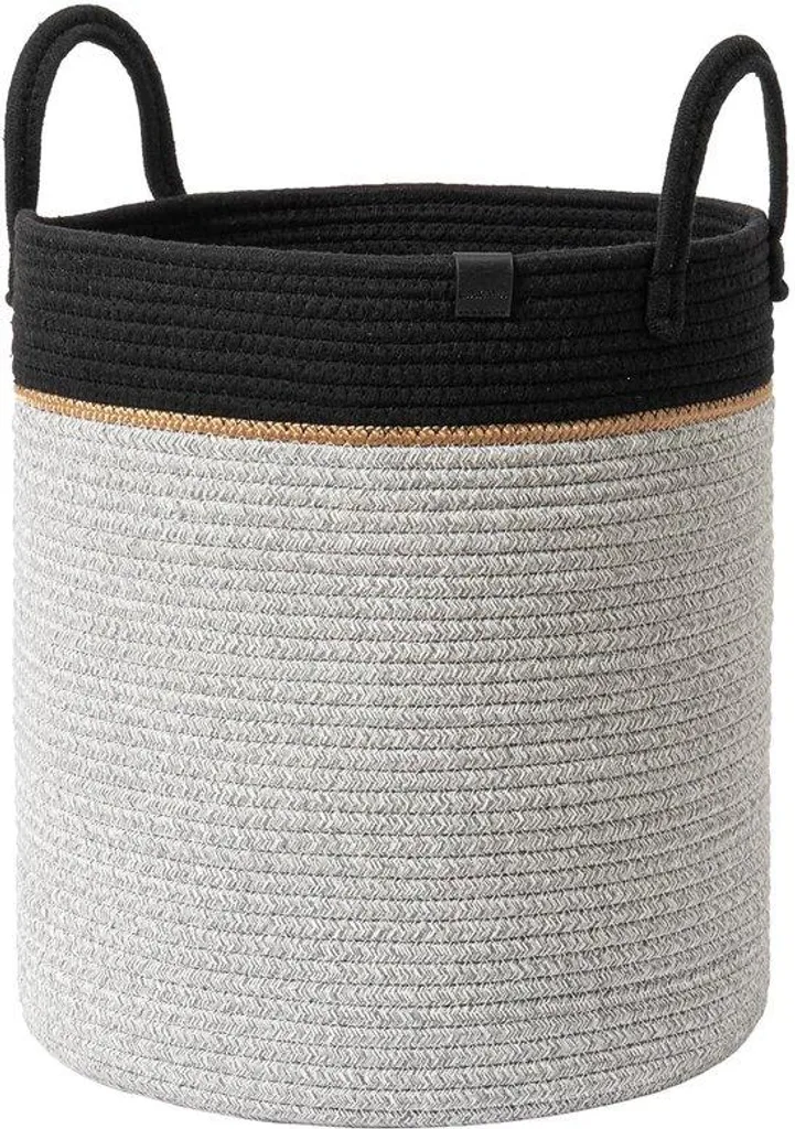 Panier pour couvertures de bébé et jouets en coton doux spécial chambre