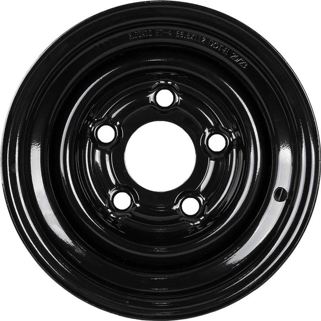 Ocelový ráfek pro přívěs  černý 6Jx10"H2 5x112 ET:-4 Obrázek produktu 