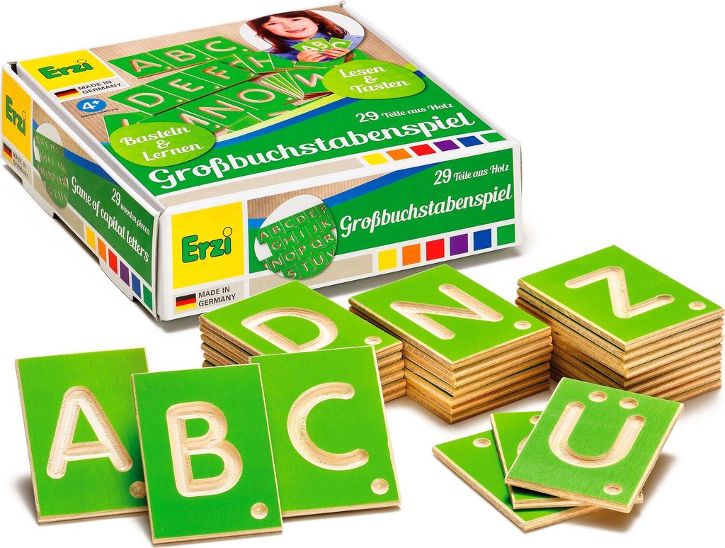 Erzi leerset, grote letters, 29 onderdelen Productafbeelding 