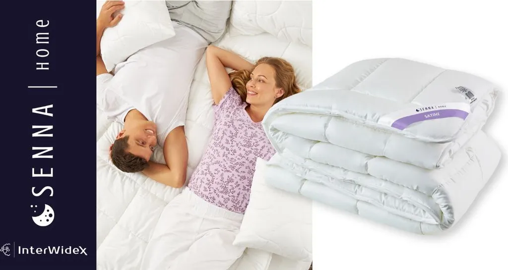 Couette douce 135x200 SATINE Senna Home Aloe Vera et Coton Noble