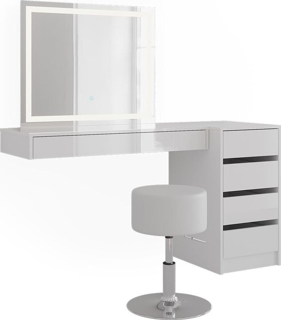 Schminktisch Vicco Sherry Weiß 100 cm 4 Teile, Model 59564