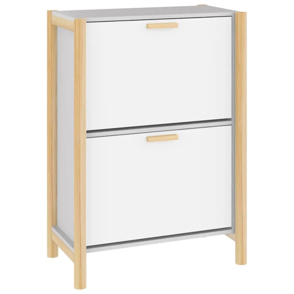 Mobile Scarpiera Moderna vidaXL Bianca 80cm | Arredo Ingresso Funzionale