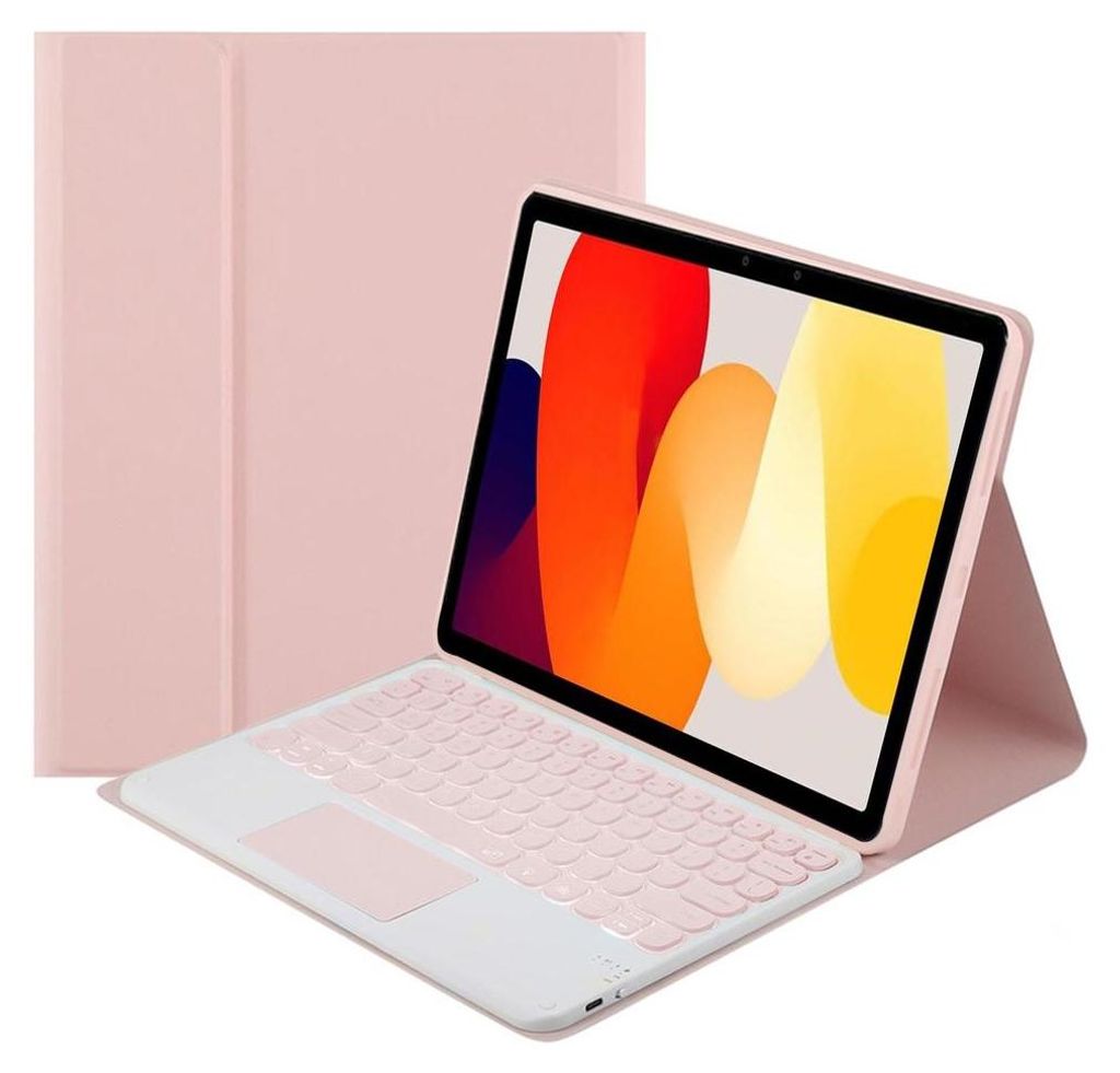 Puzdro s Bluetooth klávesnicou pre Redmi Pad SE (ružové) Obrázok produktu 