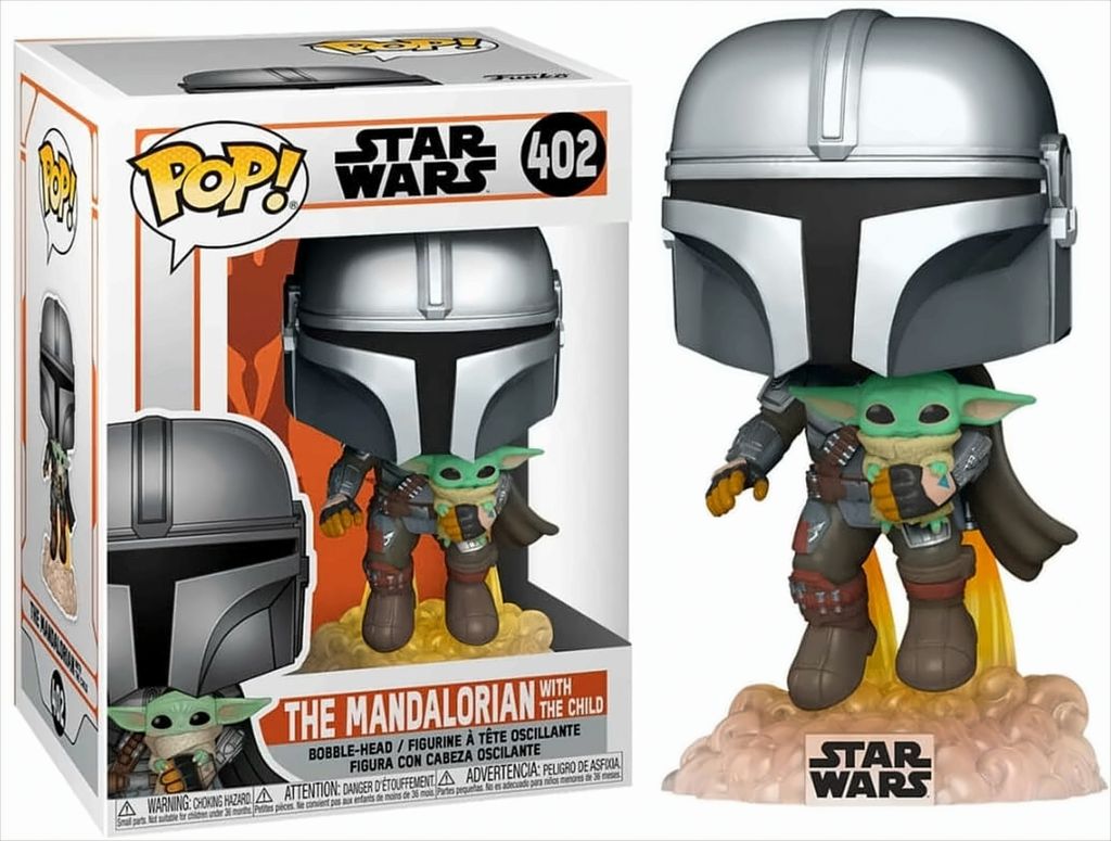 FUNKO POP! The Mandalorian Flying with Jet Pack, Figurka Zdjęcie produktu 