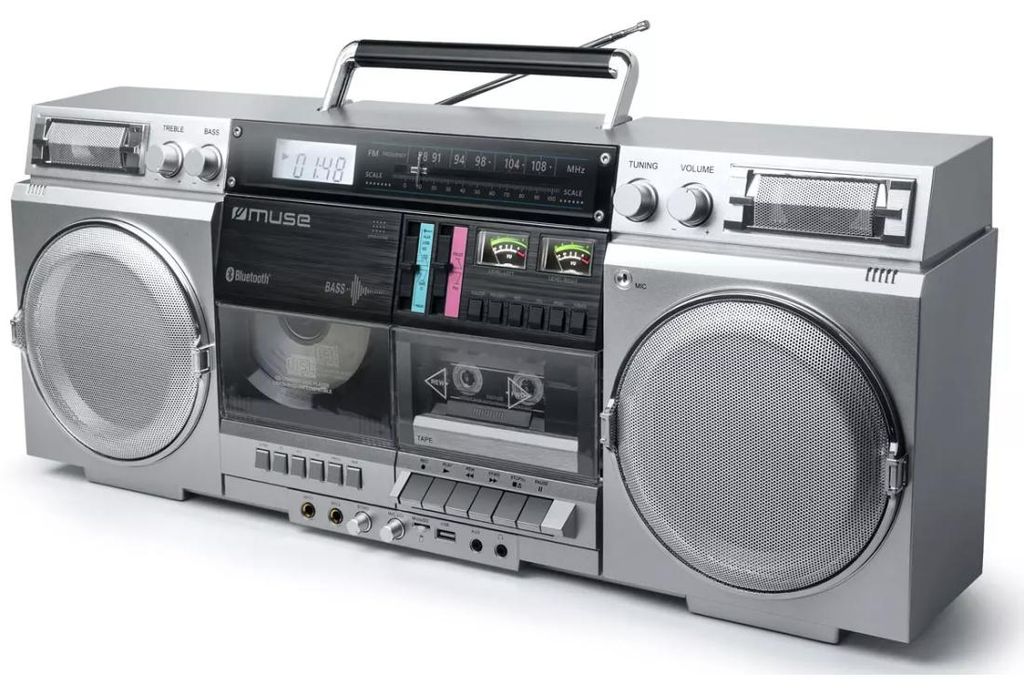 Muse M-380 GBS Ghetto Blasters, Silber | Muse Produktbild 