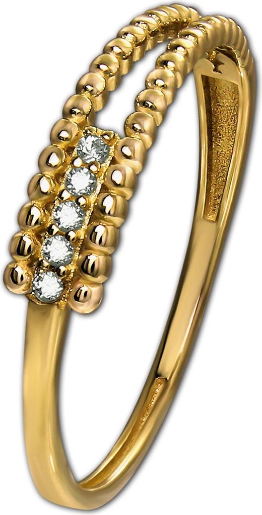 GoldDream Gold Ring Fashion Gr.56 333er Zirkonia Gelbgold Damen GDR570Y56