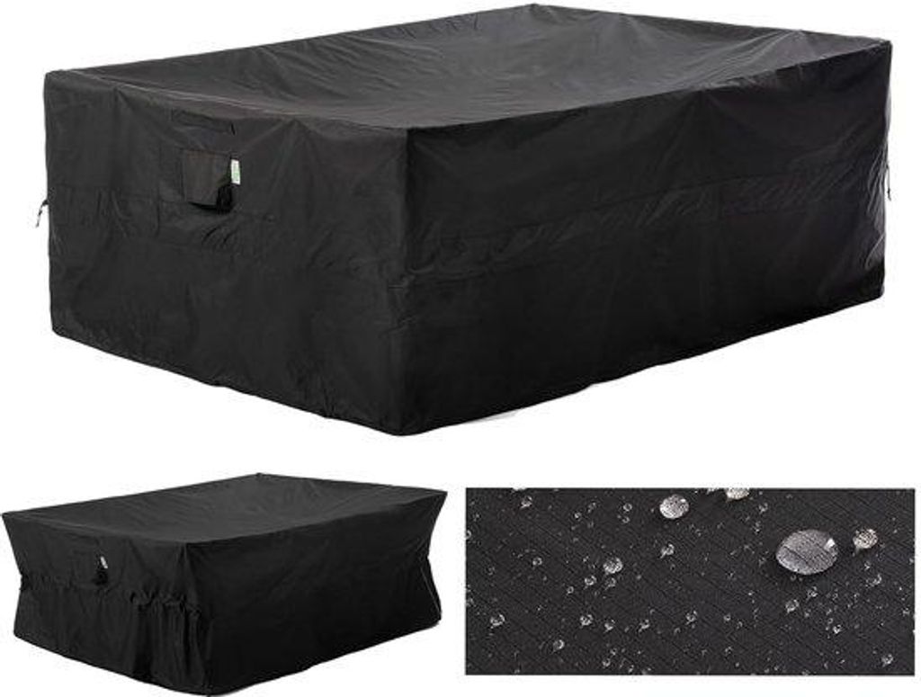 Wasserfestes Schutzcover - UV-beständig - Einzelstück - 259x188x84 cm - Gingham-Tuch