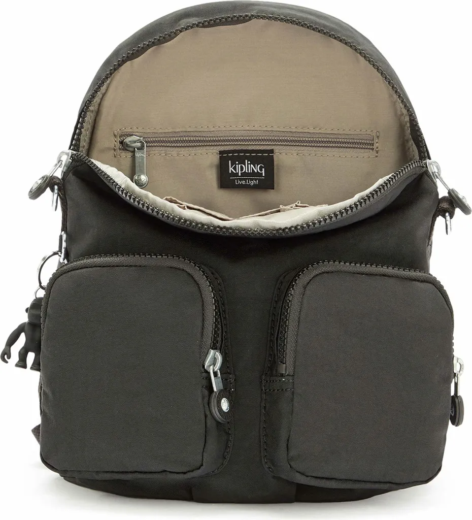 Kipling Firefly UP Sac Modulable Noir - Multi-poches et Déperlant - 10