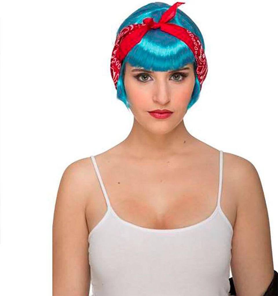 Mom Pin Up 115g Perücke Weiß Weiß One Size
