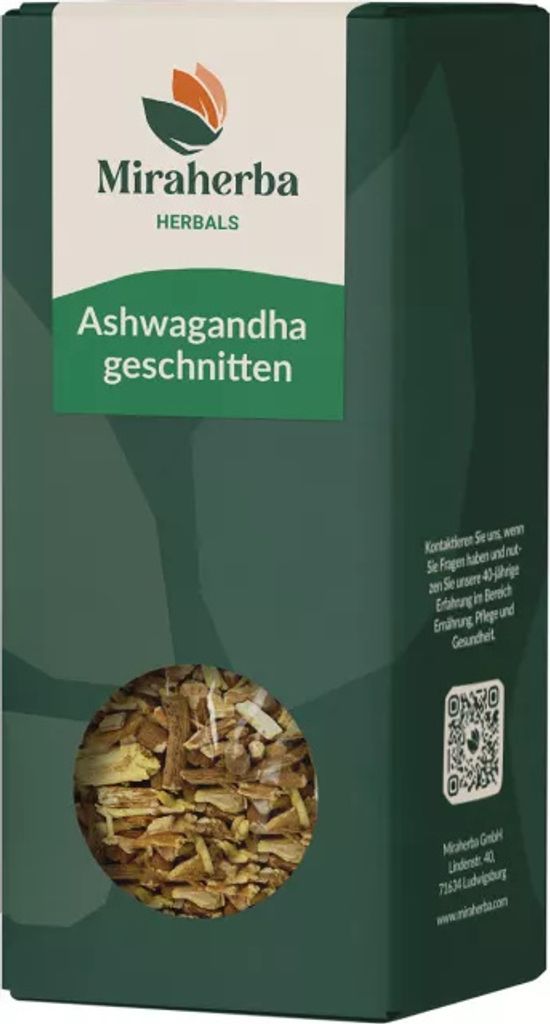Miraherba - Ashwagandha Wurzel geschnitten - 100g
