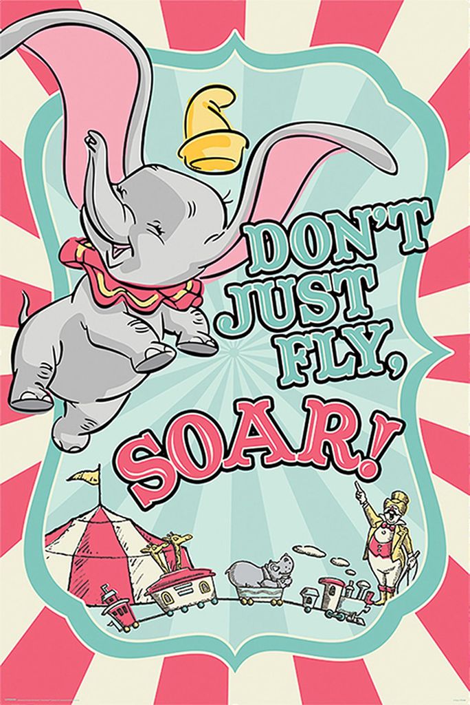 Pyramid Dumbo Circus Poster 61x91.5cm.