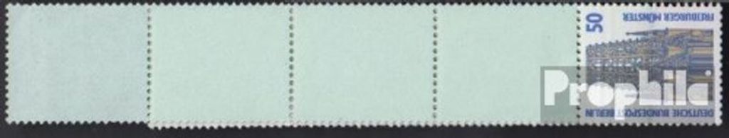 Briefmarken Berlin (West) 1987 Mi 794A R Endfünferstreifen postfrisch Sehenswürdigkeiten