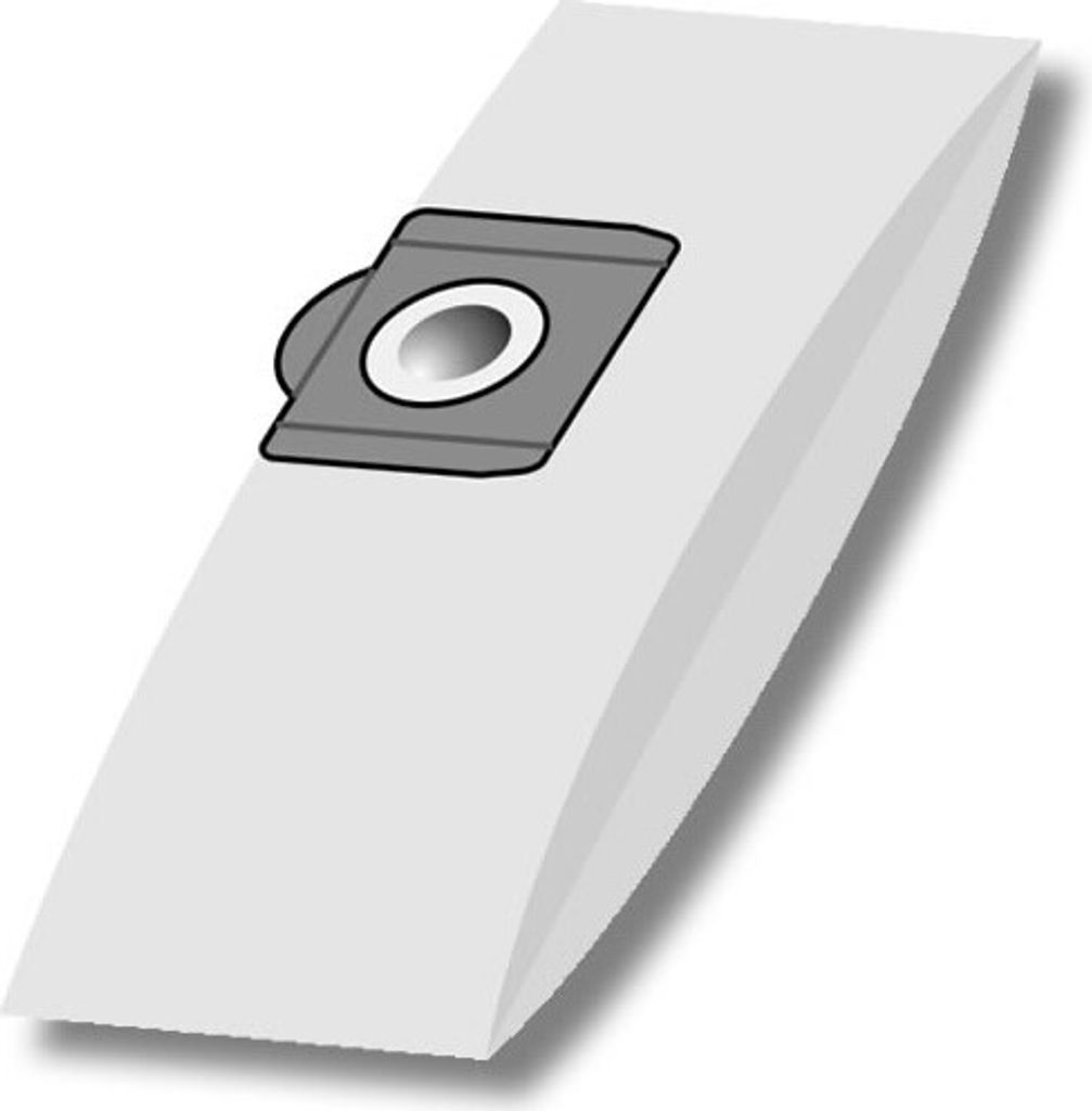 6 Staubsaugerbeutel passend für Einhell Inox 1250, 1250/1 | 1-lagiger Papier Staubbeutel von eVendix
